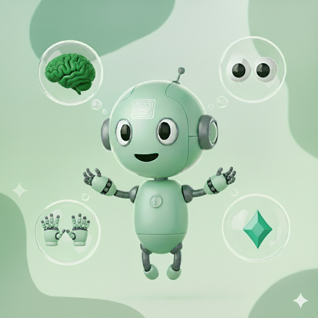 AI agents are made of a brain, eyes, hands, and a mind